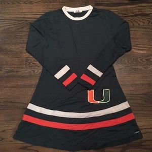 University of Miami Long sleeve dress